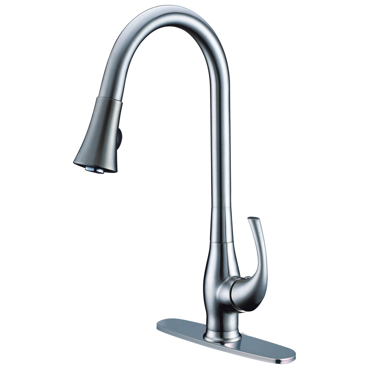 Freendo Faucets Grand Series Single Handle Pull-Down Kitchen Faucet - Polished Chrome (191-6600)