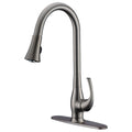 Freendo Faucets Grand Series Single Handle Pull-Down Kitchen Faucet - Brushed Nickel (191-6601)