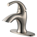 Freendo Faucets Grand Series Single Handle Bathroom Faucet - Brushed Nickel (192-5884)