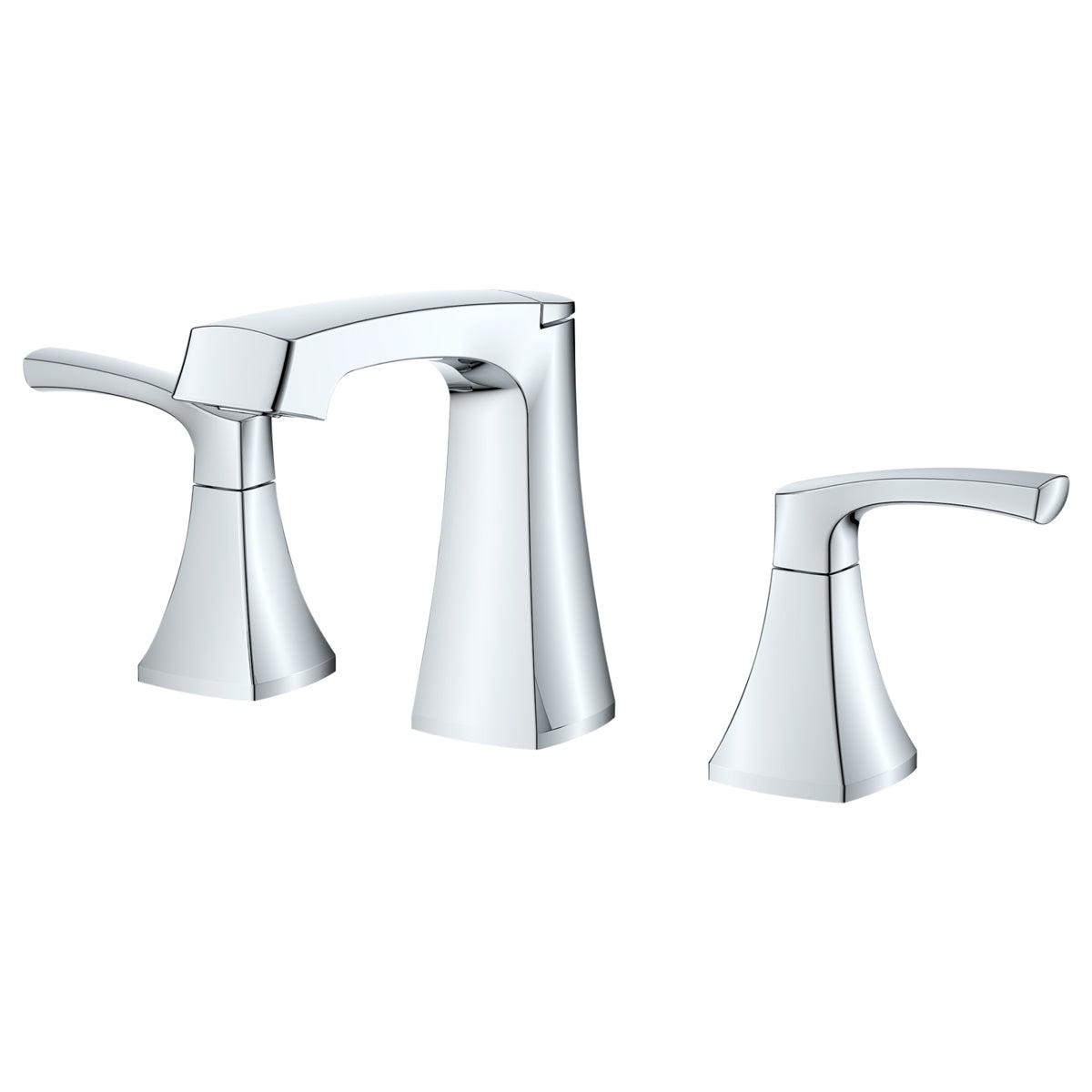 Freendo Faucets Cardania Series Wide Spread Bathroom Faucet - Polished Chrome (192-6404)
