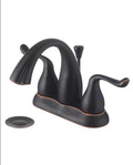 Freendo Faucets Prestige Series Two Handle Lavatory Faucet - Oil-Rubbed Bronze (201-7711)