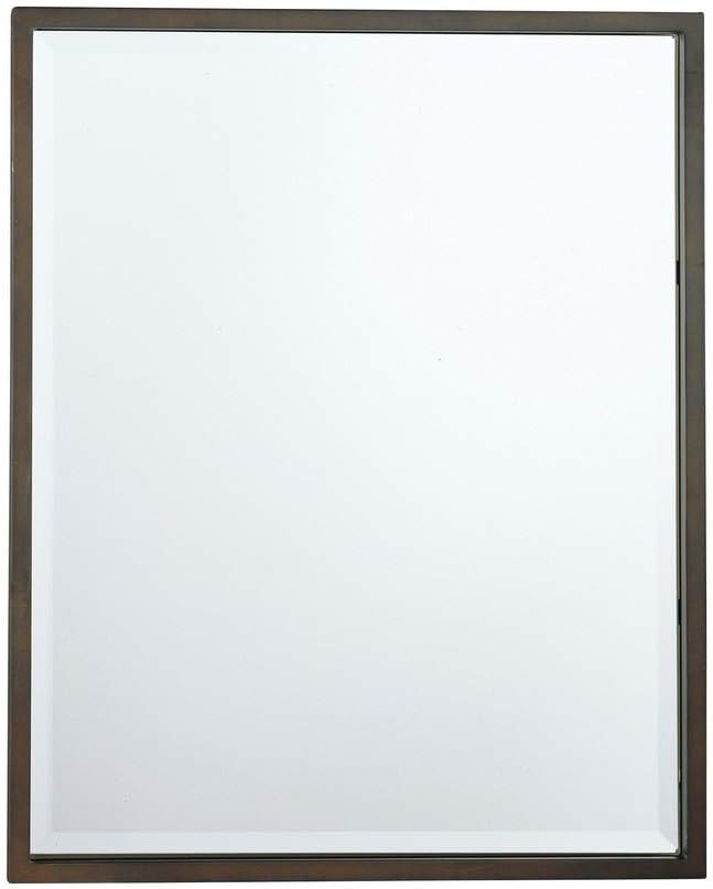 Feiss Boulevard 30 X 24 inch Oil Rubbed Bronze Wall Mirror