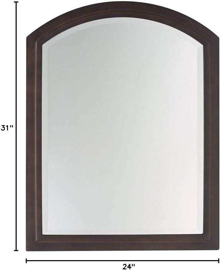 Murray Feiss Boulevard Beveled Mirror, Oil Rubbed Bronze