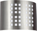 GRID Two Light Quad-Pin ADA Sconce in Brushed Nickel