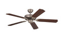 Monte Carlo Homeowner Max 52" Ceiling Fan — Brushed Pewter