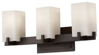 Feiss Riva 3-Light Bath Vanity — Oil Rubbed Bronze