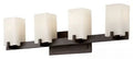Feiss Riva 4-Light Bath Vanity — Oil Rubbed Bronze
