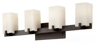 Feiss Riva 4-Light Bath Vanity — Oil Rubbed Bronze