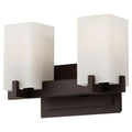 Feiss Riva 2-Light Bath Vanity — Oil Rubbed Bronze